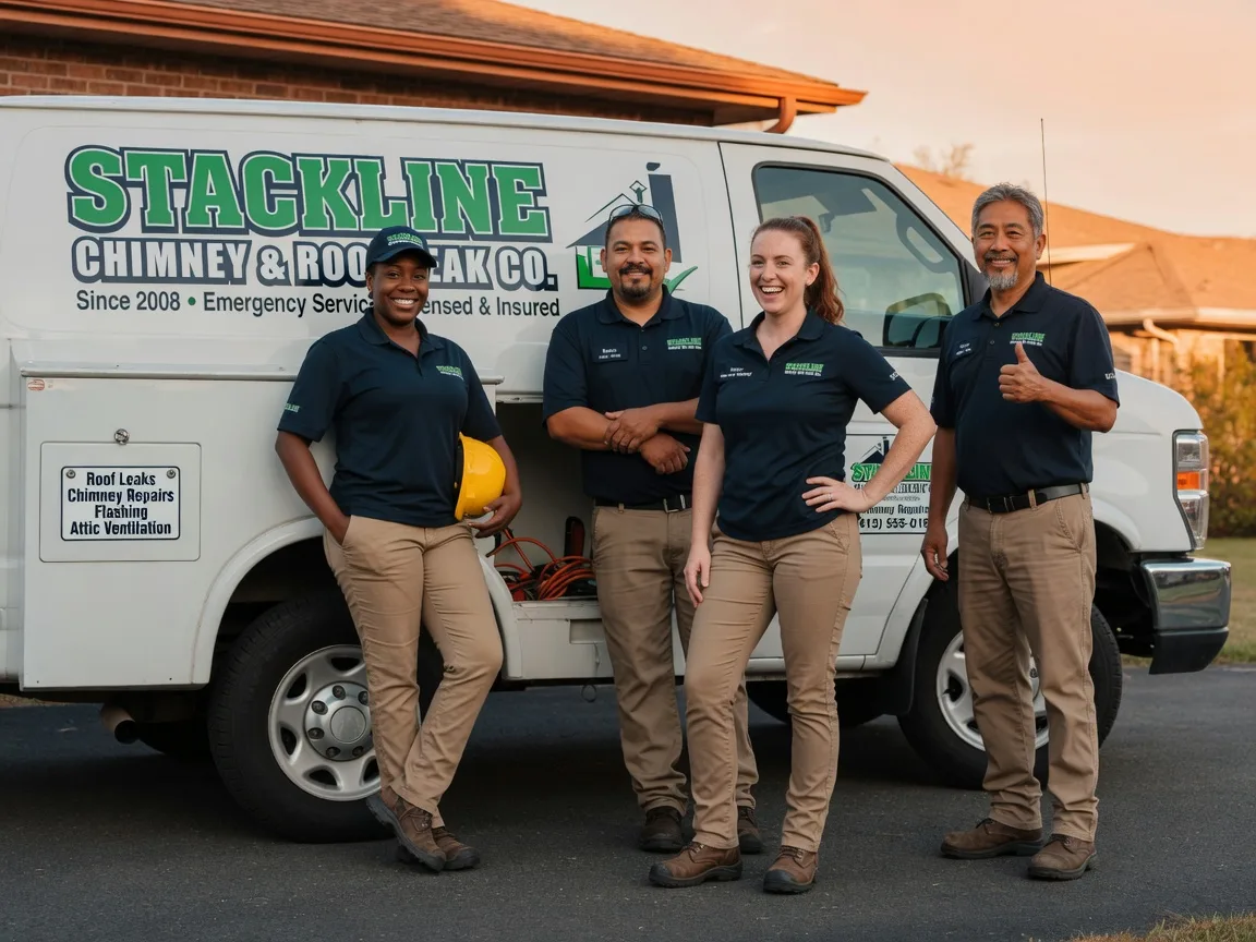 Chimney flashing repair company in Arcadia, OH